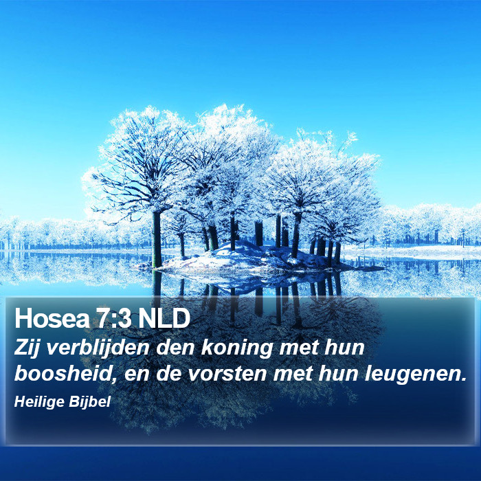 Hosea 7:3 NLD Bible Study