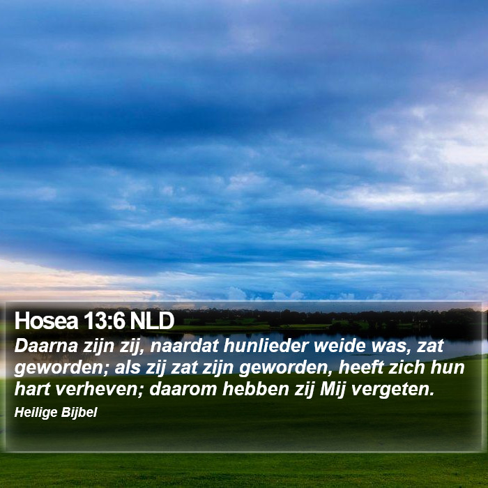 Hosea 13:6 NLD Bible Study