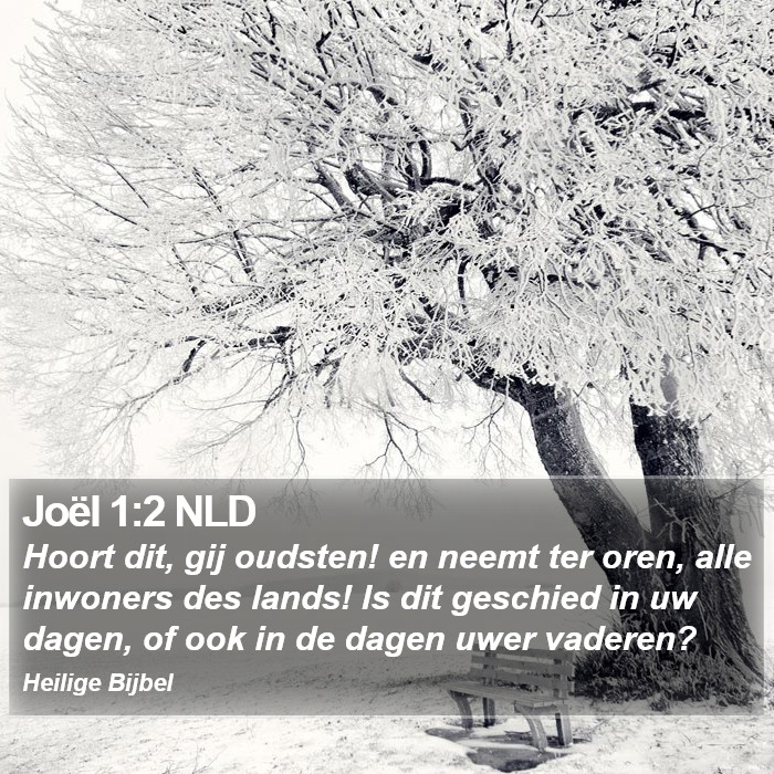 Joël 1:2 NLD Bible Study