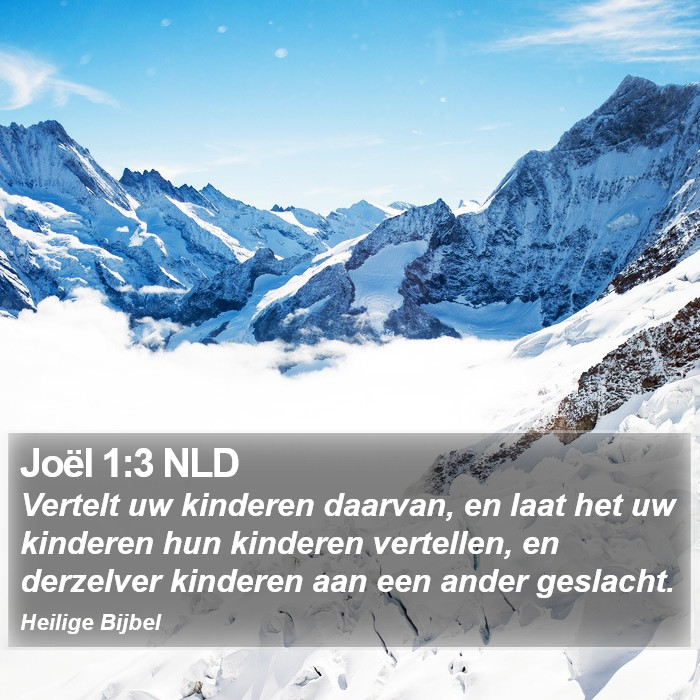 Joël 1:3 NLD Bible Study