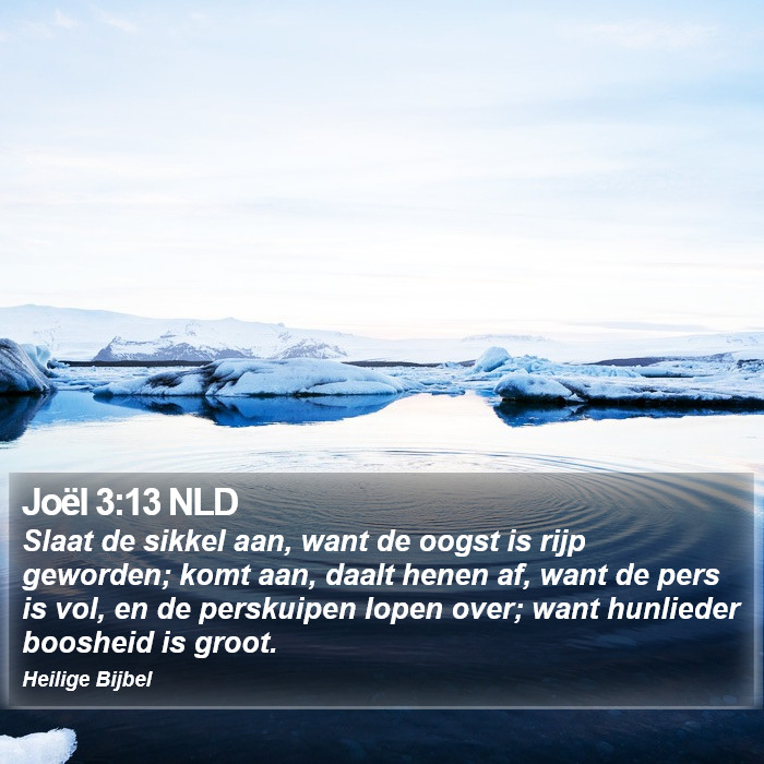 Joël 3:13 NLD Bible Study