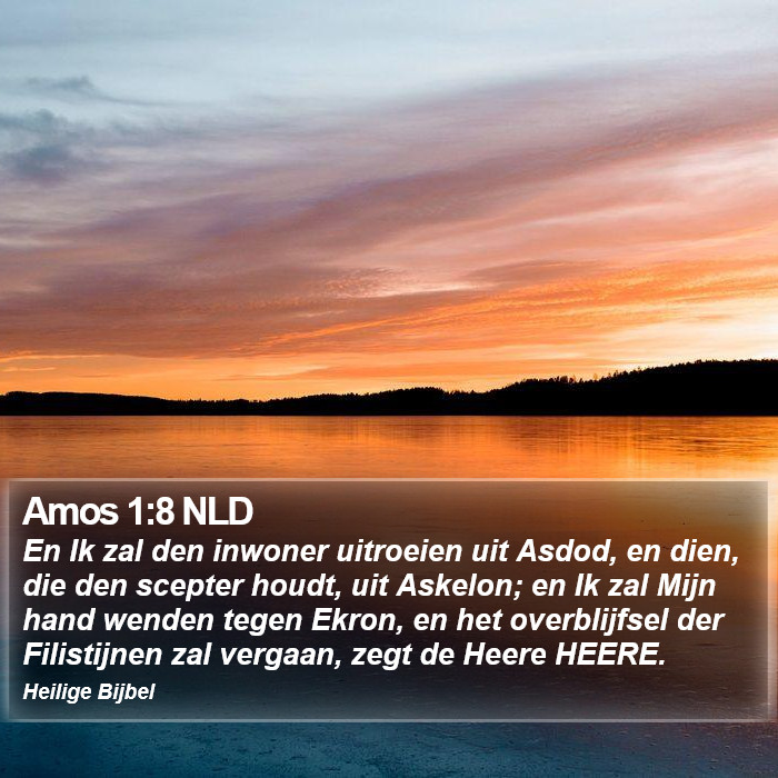 Amos 1:8 NLD Bible Study