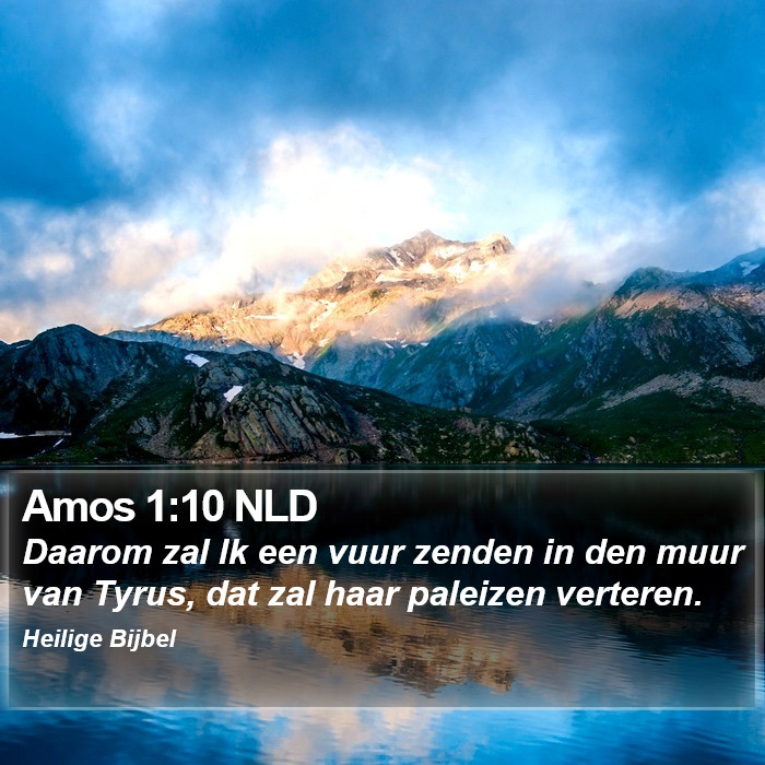 Amos 1:10 NLD Bible Study