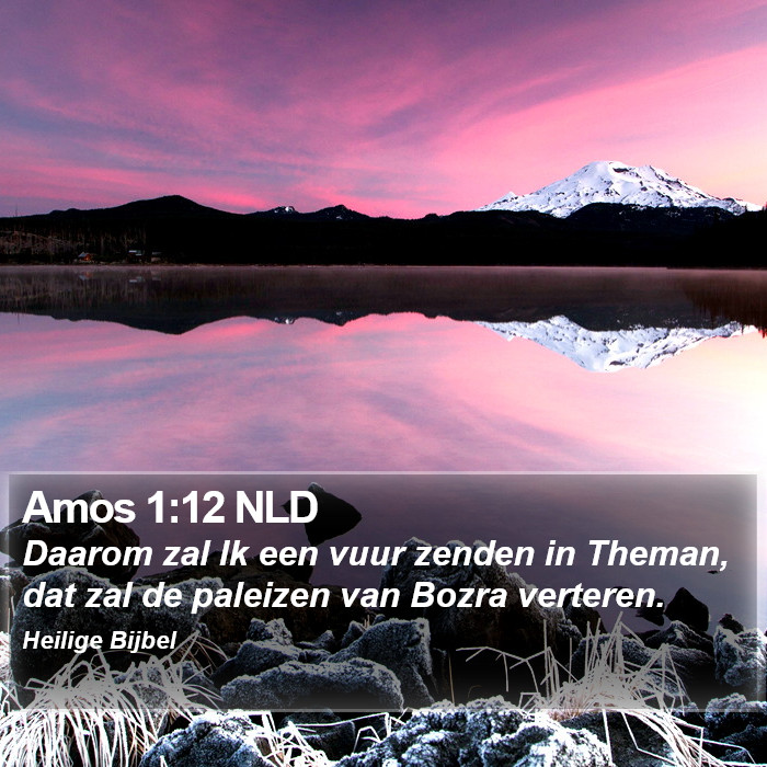 Amos 1:12 NLD Bible Study