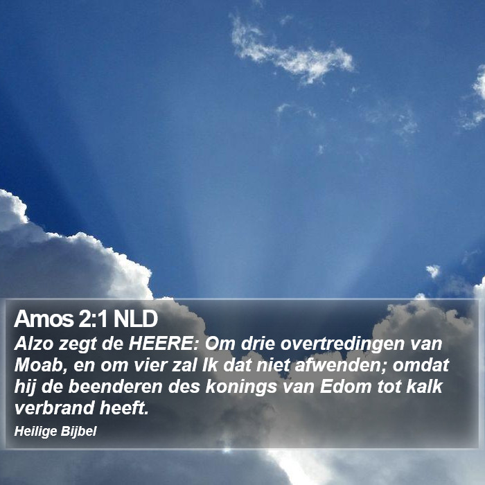 Amos 2:1 NLD Bible Study