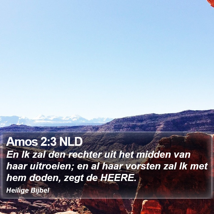 Amos 2:3 NLD Bible Study