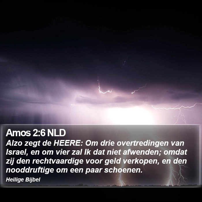 Amos 2:6 NLD Bible Study