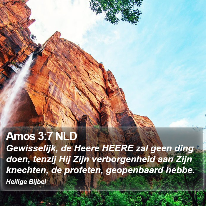 Amos 3:7 NLD Bible Study