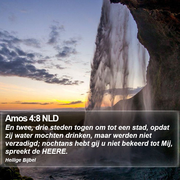 Amos 4:8 NLD Bible Study