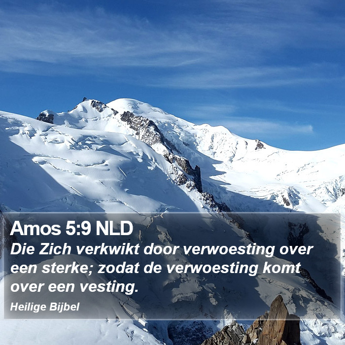 Amos 5:9 NLD Bible Study