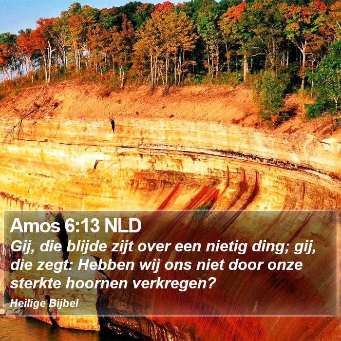 Amos 6:13 NLD Bible Study