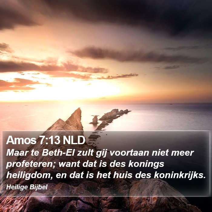 Amos 7:13 NLD Bible Study