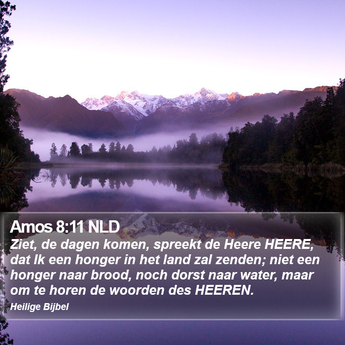 Amos 8:11 NLD Bible Study