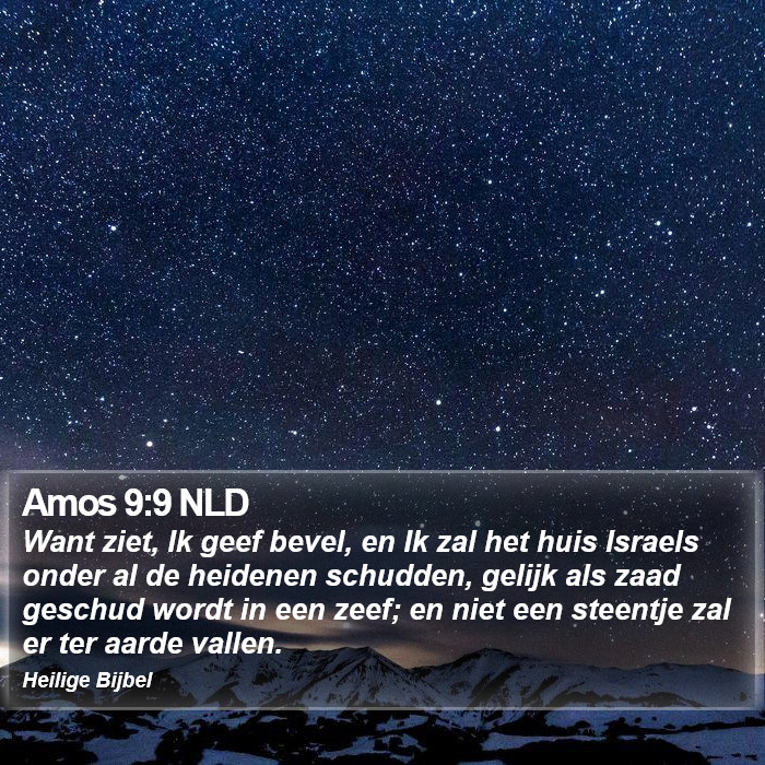 Amos 9:9 NLD Bible Study