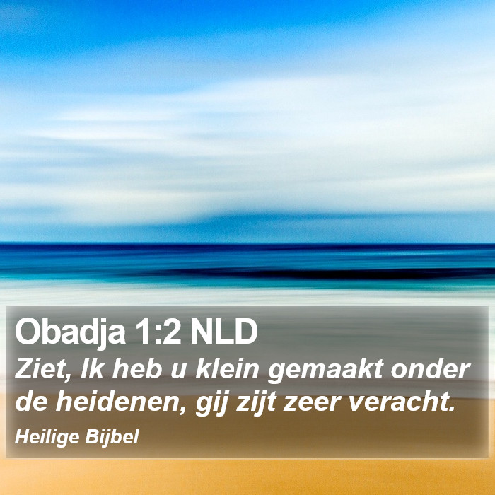 Obadja 1:2 NLD Bible Study