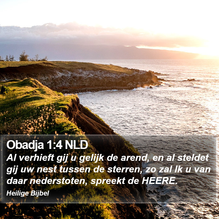 Obadja 1:4 NLD Bible Study