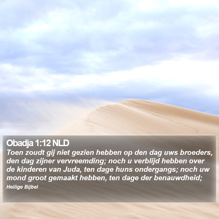 Obadja 1:12 NLD Bible Study