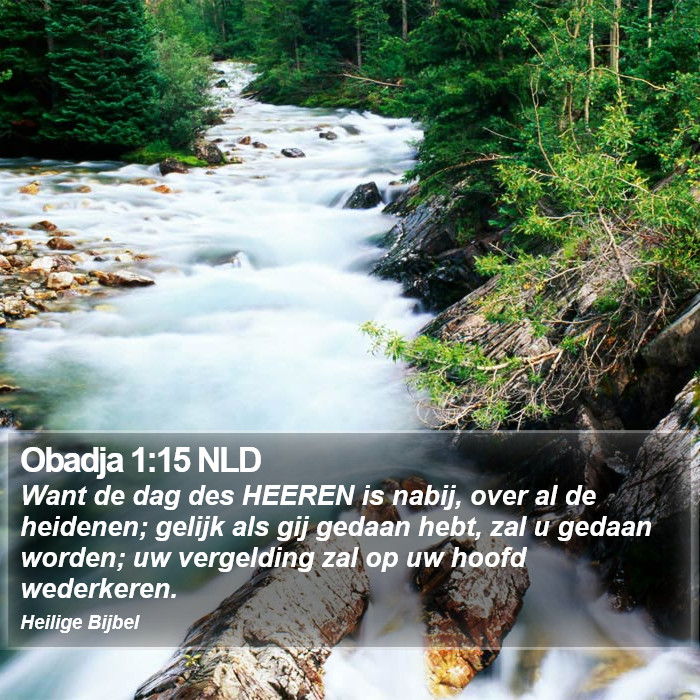 Obadja 1:15 NLD Bible Study