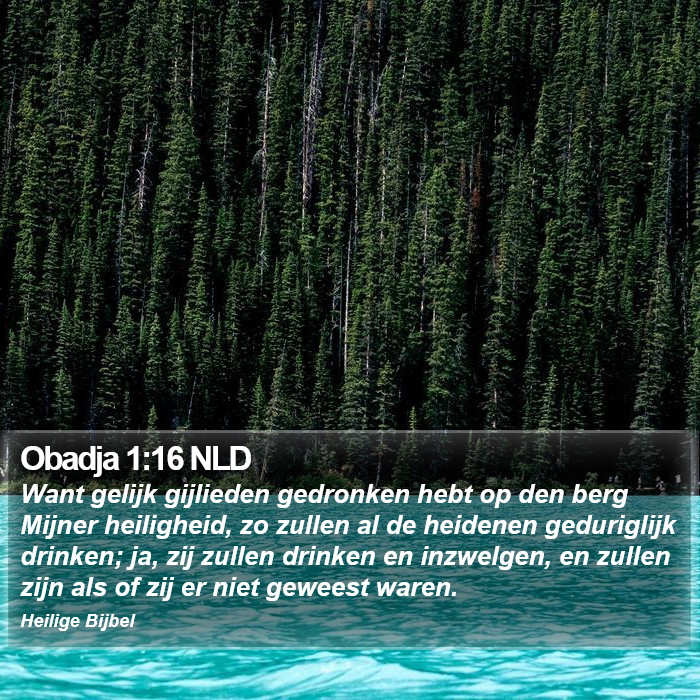 Obadja 1:16 NLD Bible Study