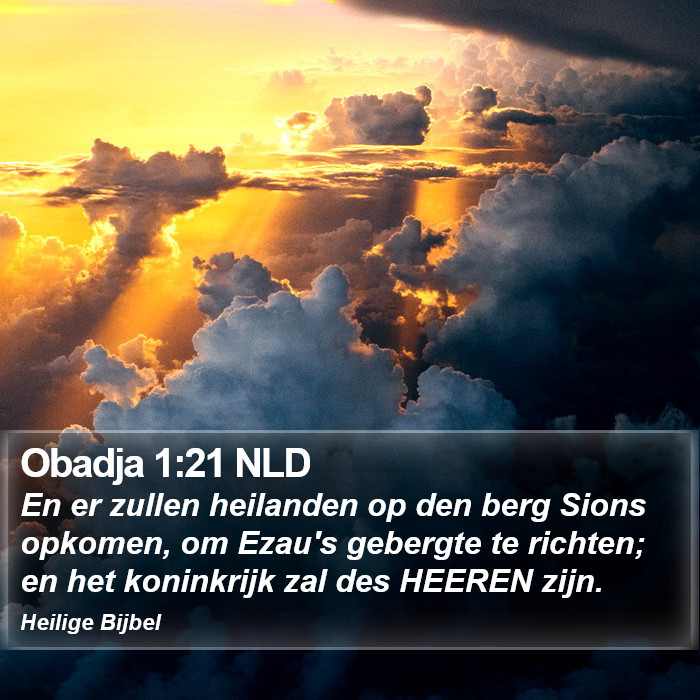 Obadja 1:21 NLD Bible Study