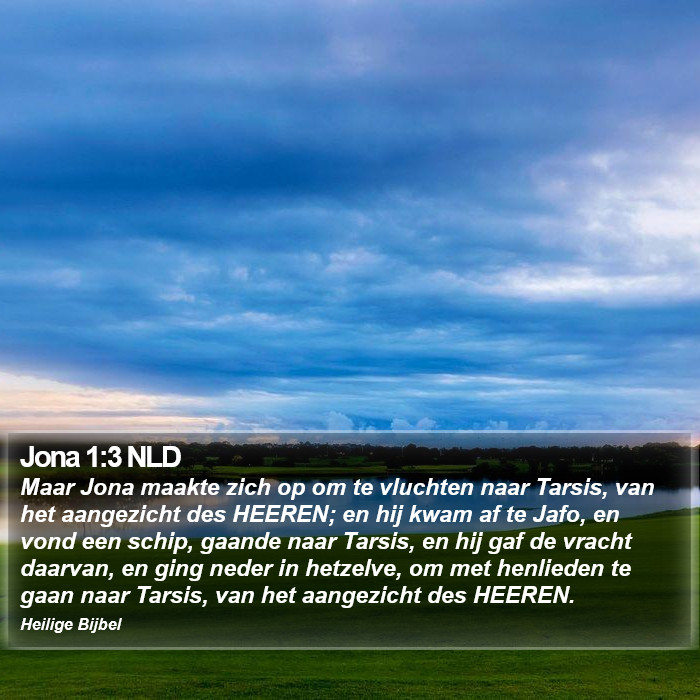 Jona 1:3 NLD Bible Study