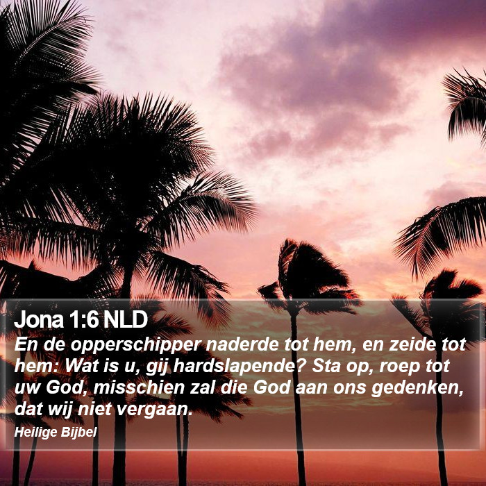 Jona 1:6 NLD Bible Study