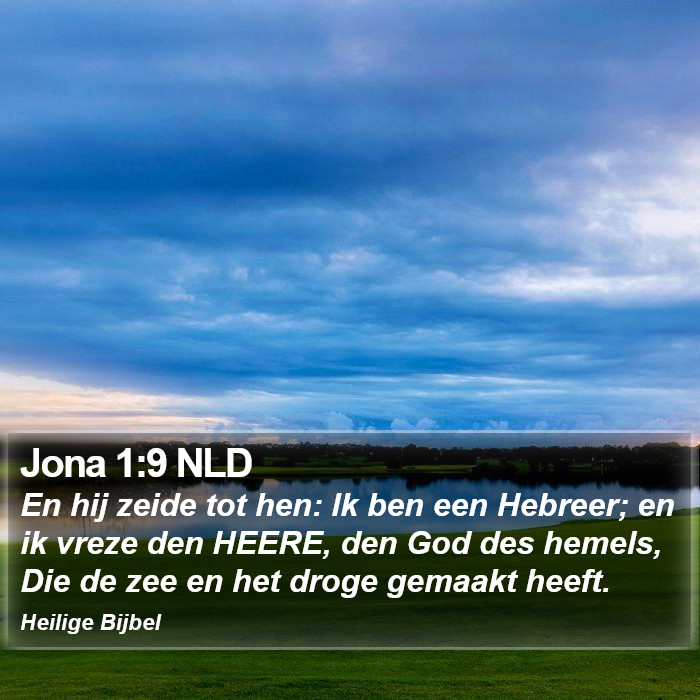 Jona 1:9 NLD Bible Study