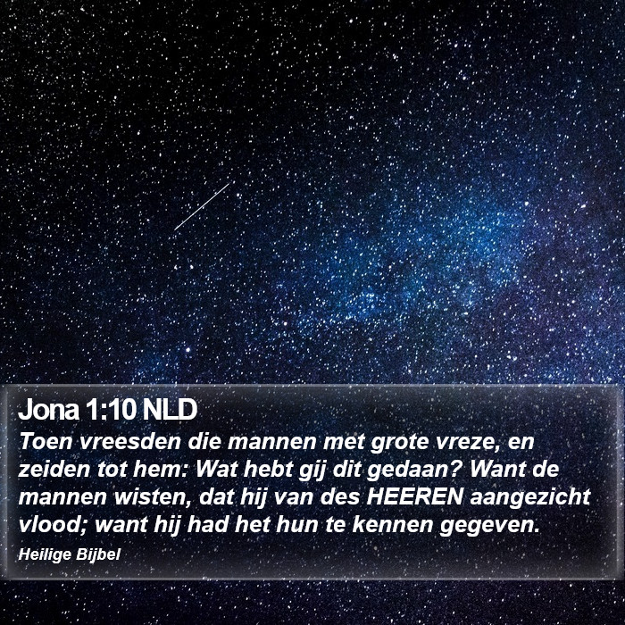 Jona 1:10 NLD Bible Study