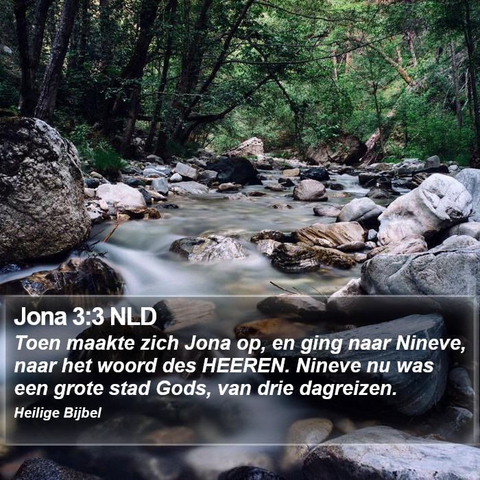 Jona 3:3 NLD Bible Study