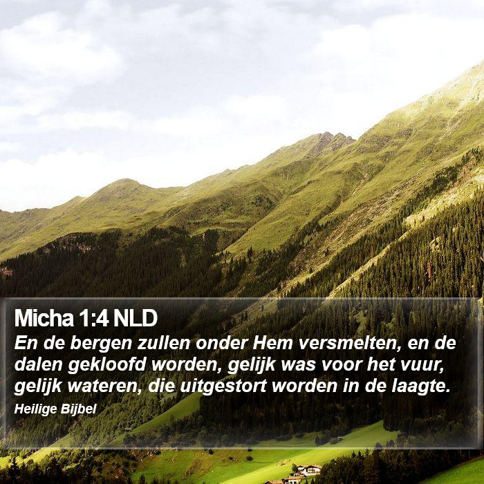 Micha 1:4 NLD Bible Study