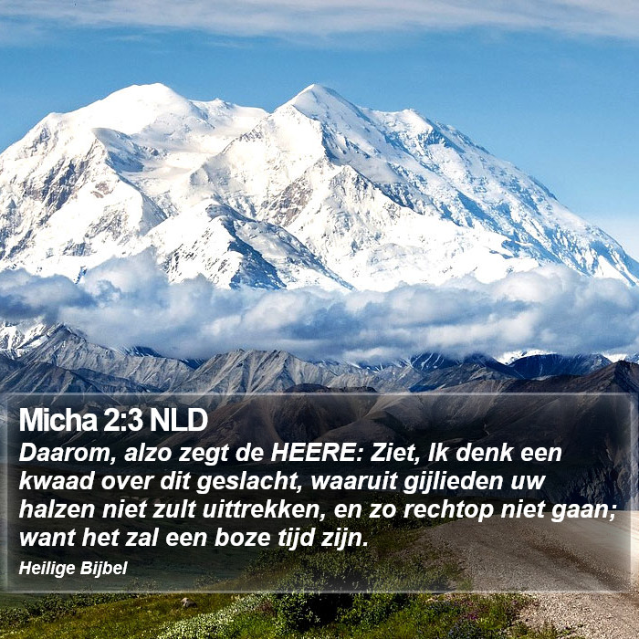 Micha 2:3 NLD Bible Study