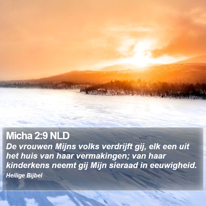 Micha 2:9 NLD Bible Study