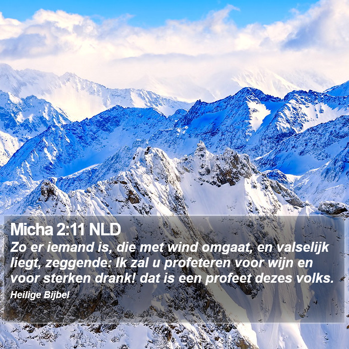 Micha 2:11 NLD Bible Study