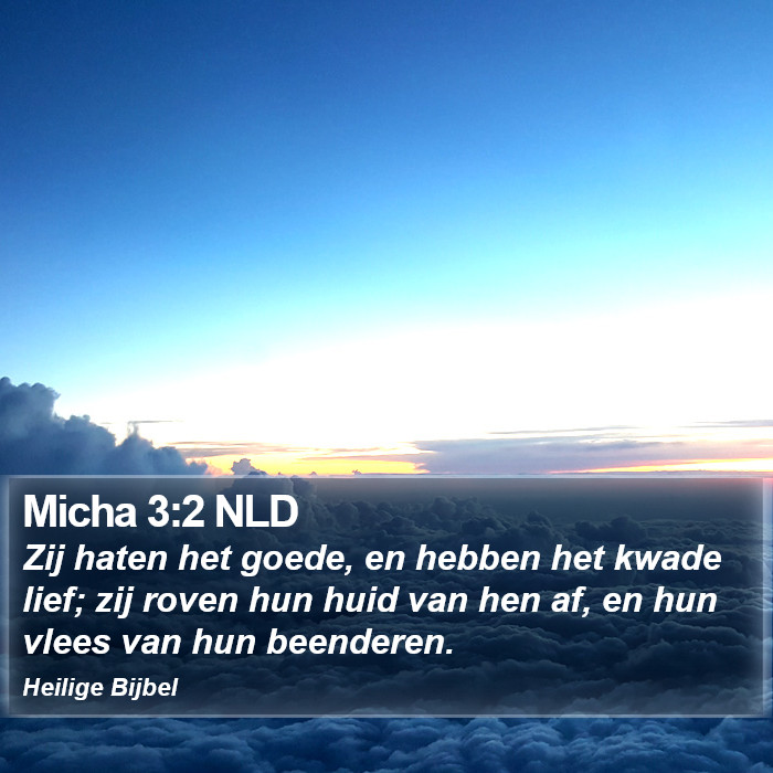 Micha 3:2 NLD Bible Study