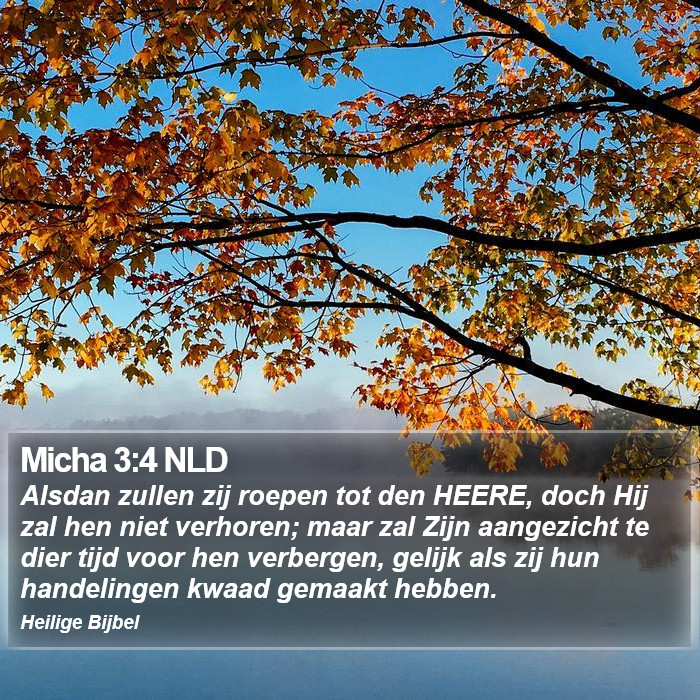Micha 3:4 NLD Bible Study