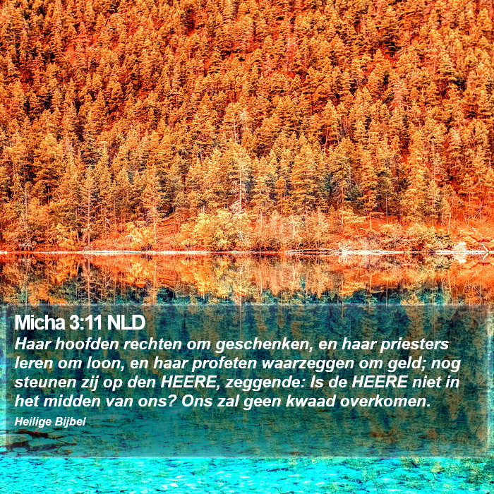 Micha 3:11 NLD Bible Study