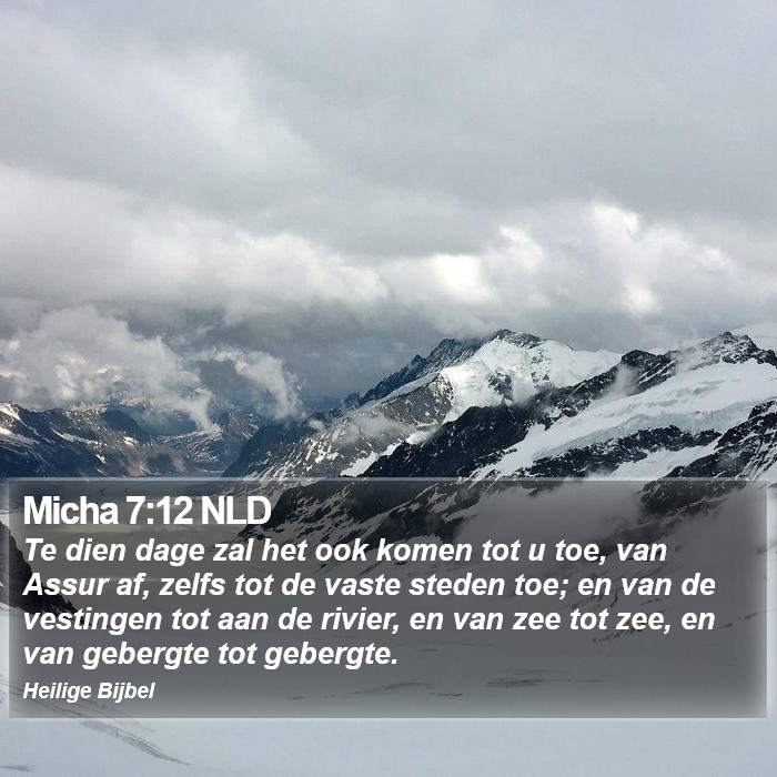 Micha 7:12 NLD Bible Study