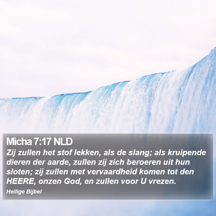 Micha 7:17 NLD Bible Study