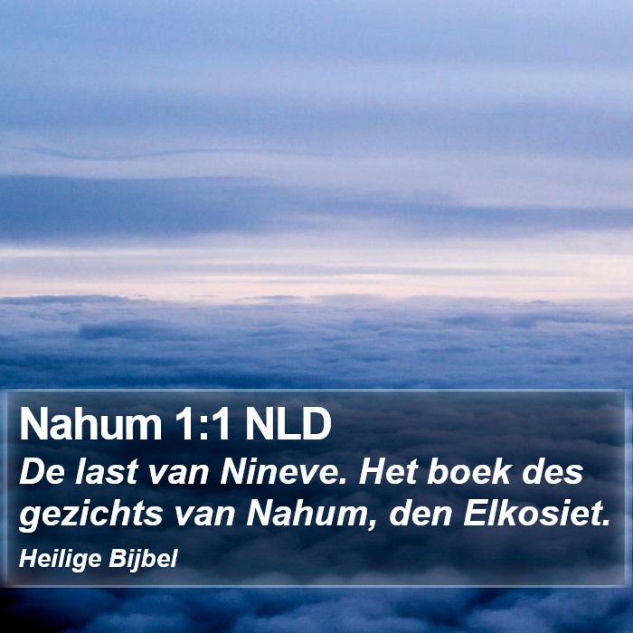 Nahum 1:1 NLD Bible Study