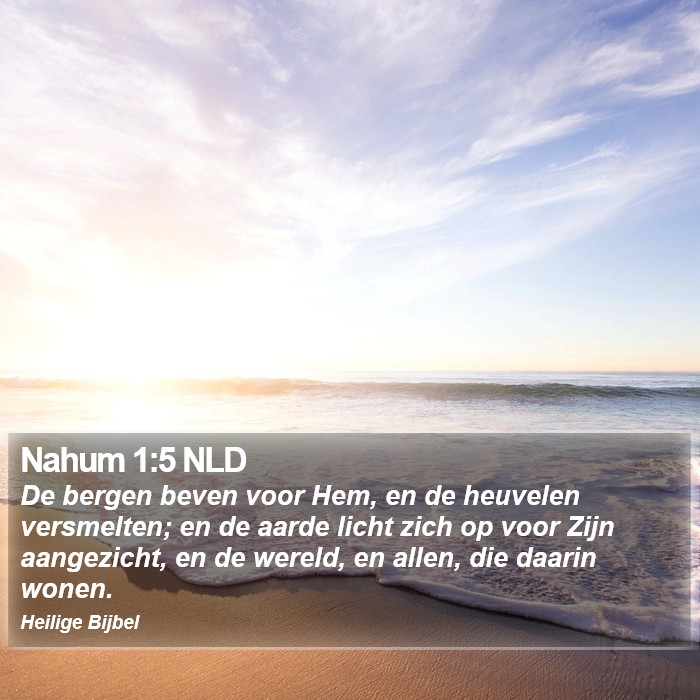 Nahum 1:5 NLD Bible Study