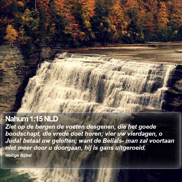 Nahum 1:15 NLD Bible Study