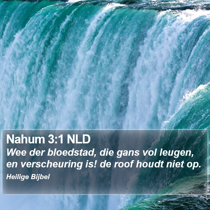 Nahum 3:1 NLD Bible Study