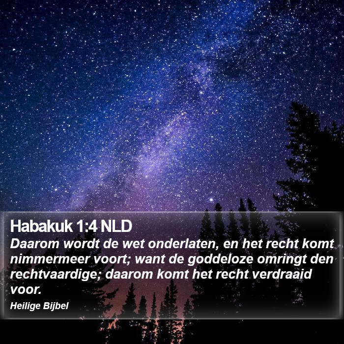 Habakuk 1:4 NLD Bible Study