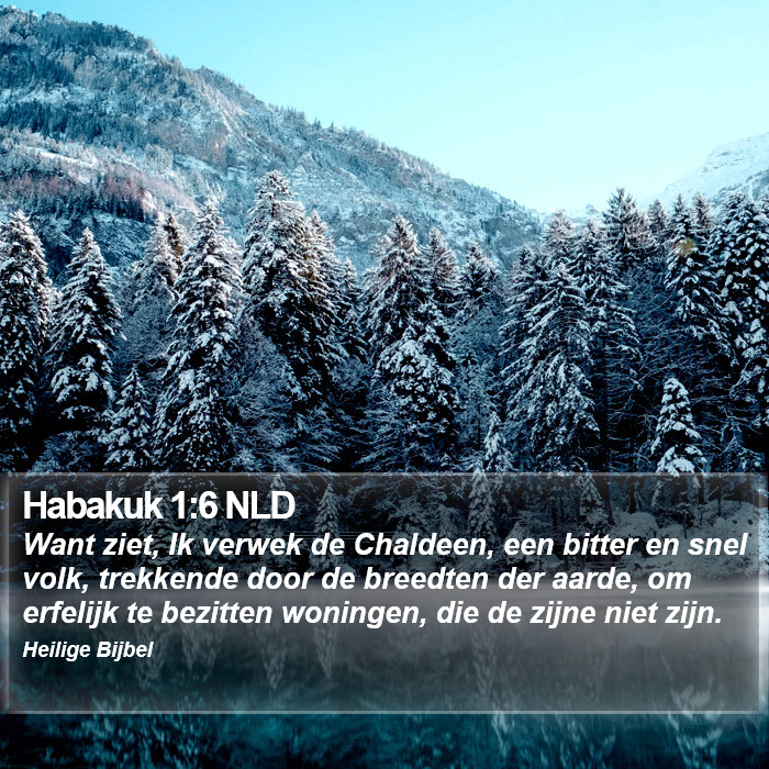 Habakuk 1:6 NLD Bible Study