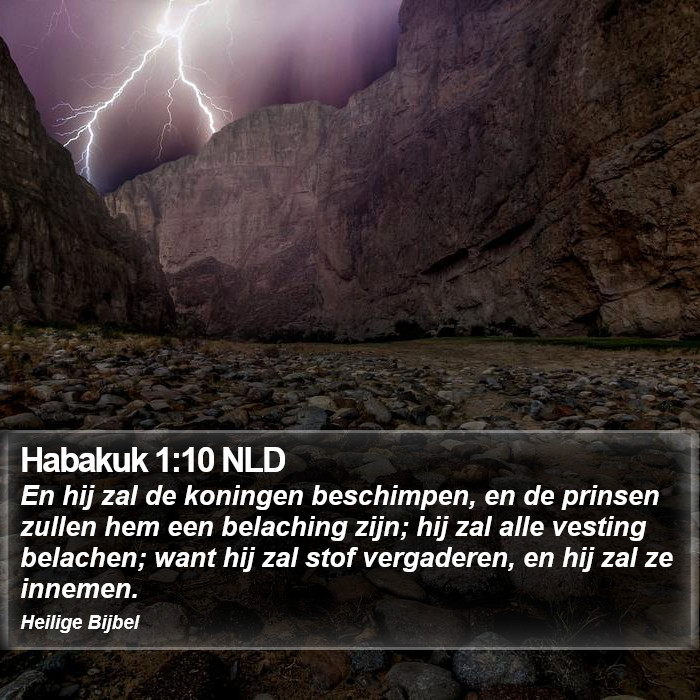 Habakuk 1:10 NLD Bible Study