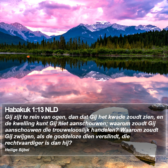 Habakuk 1:13 NLD Bible Study