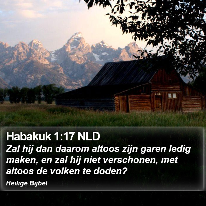 Habakuk 1:17 NLD Bible Study