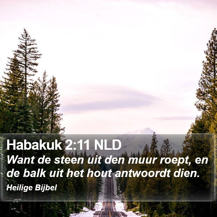 Habakuk 2:11 NLD Bible Study
