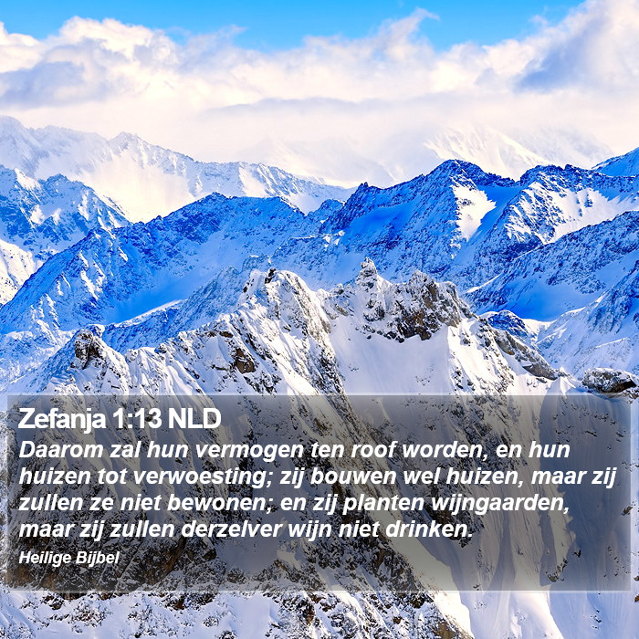 Zefanja 1:13 NLD Bible Study