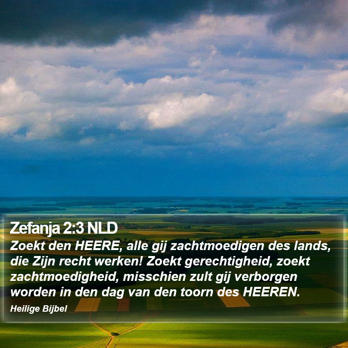 Zefanja 2:3 NLD Bible Study